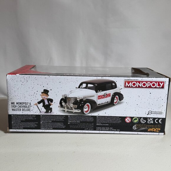 Jada Toys Mr. Monopoly 1939 Chevrolet Master Deluxe Die-cast Car, scale 1:24 - Picture 2 of 4